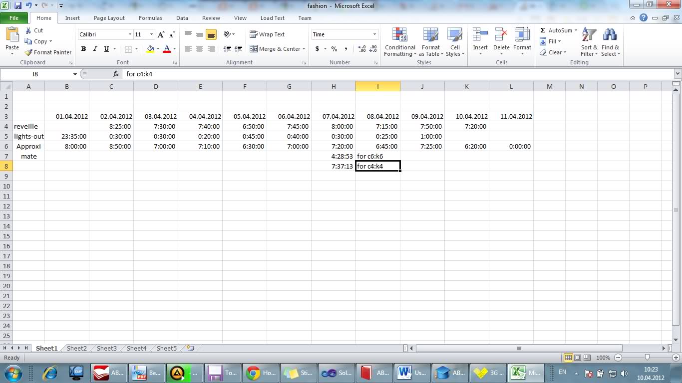 format the average for minutes and seconds excel for mac